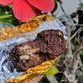 Palha italiana de brigadeiro